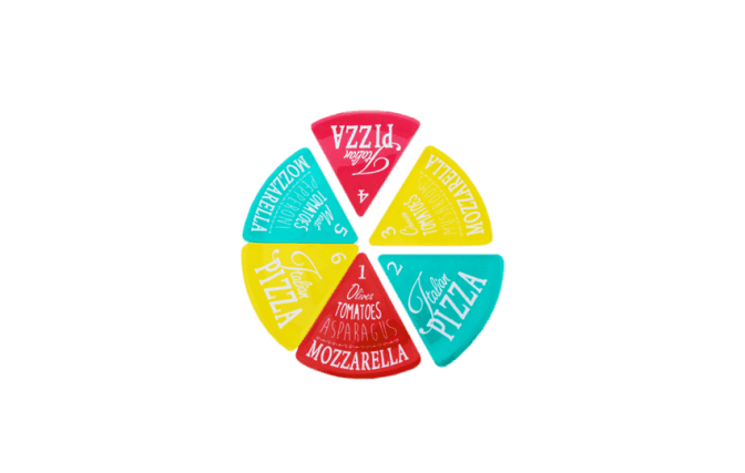 Assiettes pour pizza 6 pièces