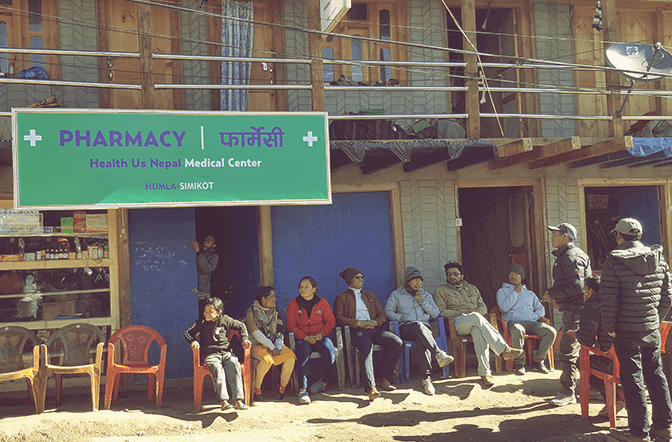 Ein Gesundheitszentrum im Himalaya 
