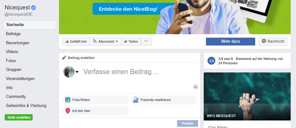 Facebook Nicequest nicePhoto Wettbewerb