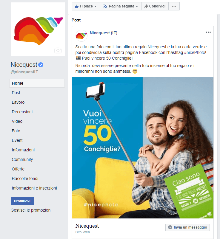 Scattati un selfie con il tuo ultimo regalo e partecipa al concorso #nicePhoto!