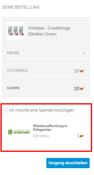 Muscheln für den guten Zweck