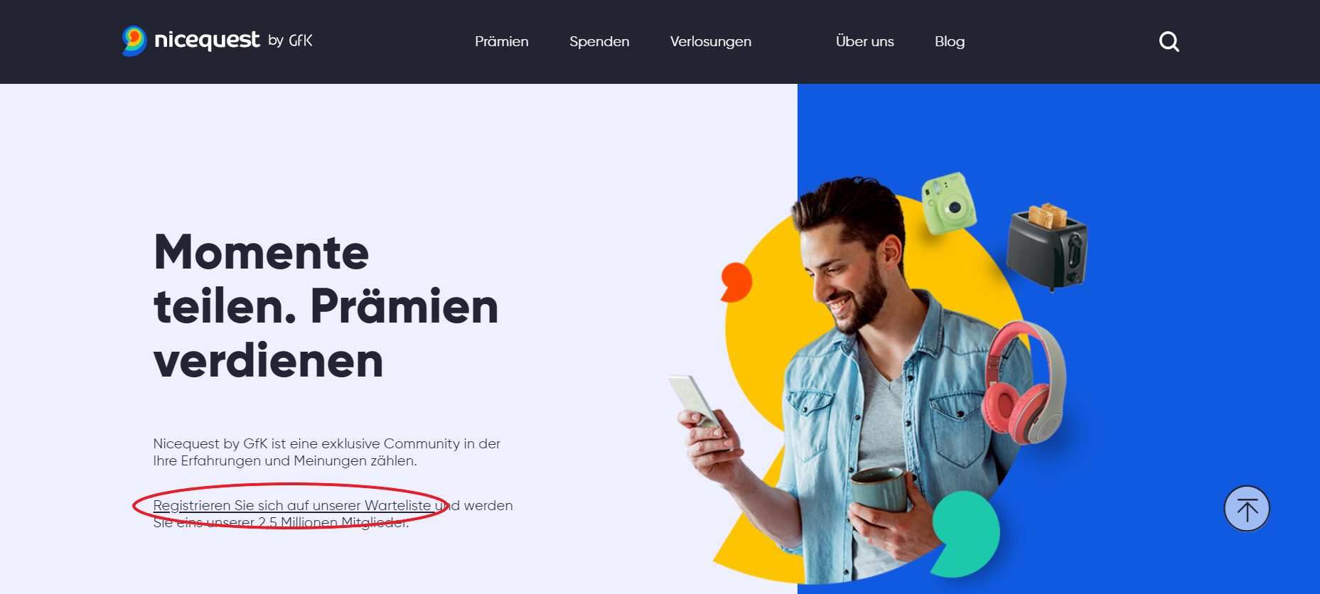 Warteliste Nicequest by GfK