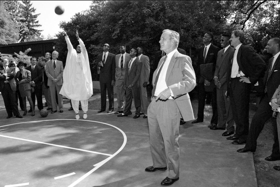 Craig Hodges at the White House