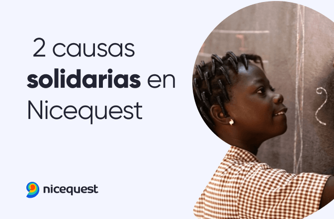 Genera un impacto real con estas dos causas solidarias